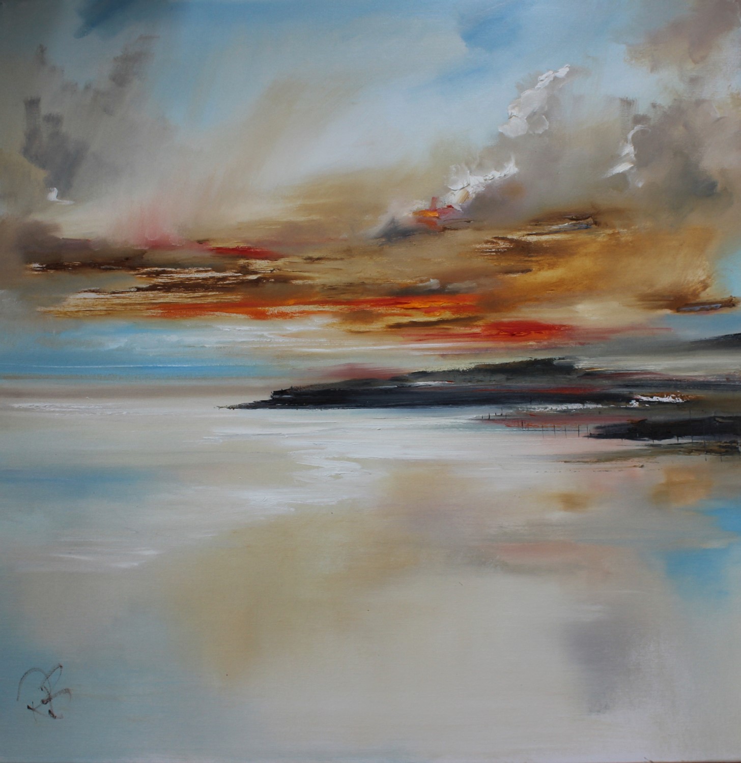 'Peaceful Sunset' by artist Rosanne Barr